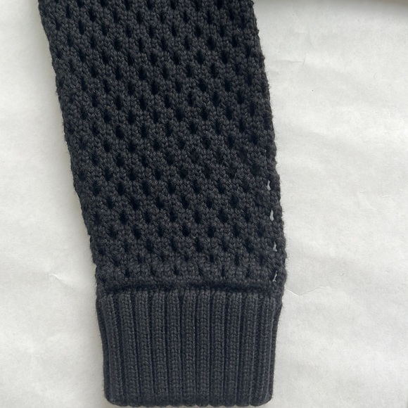 Open stitch crop bomber - Picture 9 of 9